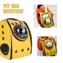 Astronaut Capsule Breathable Pet Puppy Cat Travel Bag Space Carrier Bag  - Pink