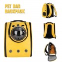 Astronaut Capsule Breathable Pet Puppy Cat Travel Bag Space Carrier Bag  - Pink