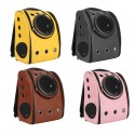 Astronaut Capsule Breathable Pet Puppy Cat Travel Bag Space Carrier Bag  - Pink