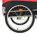 [EU] Pet Bike Trailer 91765 Dog Carrier for Dogs and Pets with Durable Frame Breathable Protective Net Pet Cart, Easy Assembly, 
