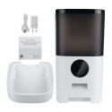 6L WiFi/bluetooth/Video Smart Automatic Pet Feeder Timer APP Control Voice Record for Cat Supplies Dog Dispenser - 6L Wifi Versi