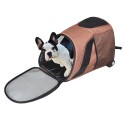 Pet Carrier Premium Travel Outdoor Mesh Backpack Carry Bag Accessory Dog Cat Rabbit Small Pets Cage  - Lake Blue