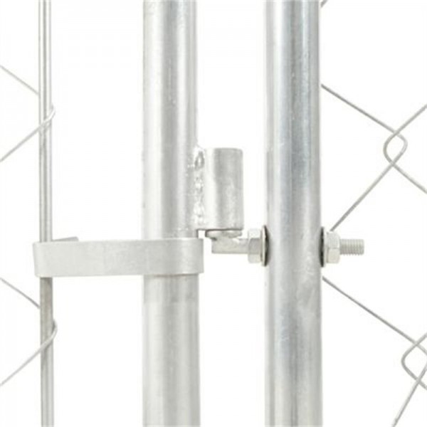 [EU Direct]  Outdoor Dog Kennel 144493 Puppy Heavy Duty Cage Galvanized Steel Frame Fence Playpen Exercise Pen Chicken Coo