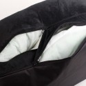 S/M/L Soft PP Cotton Pet Bed Sofa Dog Puppy Winter Warm Mat Kennel Cat Litter Pet Supplies With Pillow - Black M
