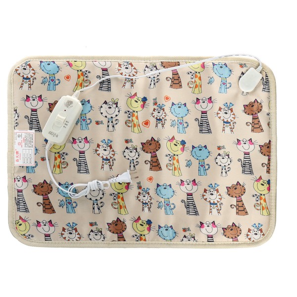 45x45/45x60cm 220V Waterproof Pet Dog Electric Heater Keep Warmer Pad Bed Mat Cat Puppy Heating Pad - M