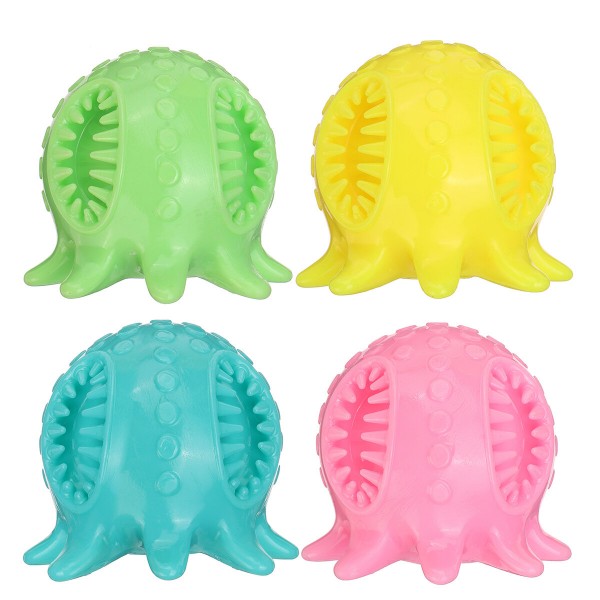 Pet Dog Chew Toys for Teeth Cleaning Dog Chewing Toothbrush Toys ooth Cleaning Balls for Small Medium and Large Dogs - Blue