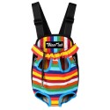 Multicolor Pet Carrying Backpack Pet Outdoor Chest Bag Travel Portable Backpack - S #02