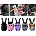 Multicolor Pet Carrying Backpack Pet Outdoor Chest Bag Travel Portable Backpack - S #02