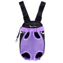 Multicolor Pet Carrying Backpack Pet Outdoor Chest Bag Travel Portable Backpack - S #02