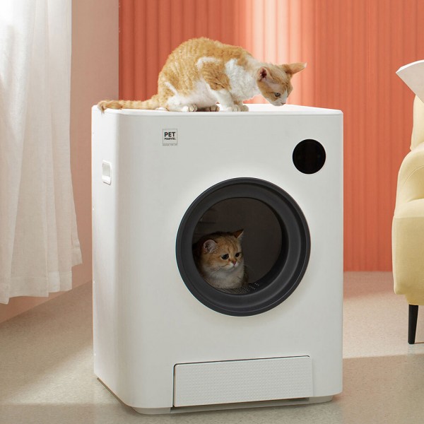 Smart Cat Toilet Automatic Deodorization Self Cleaning Cat Toilet EnClosed Pet Tray Cat Litter Box Automatic Smart APP Remote Sa