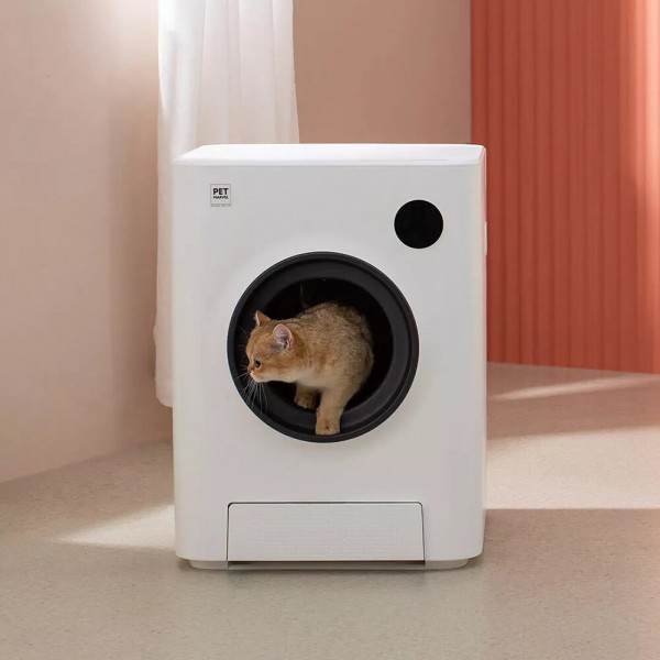 Smart Cat Toilet Automatic Deodorization Self Cleaning Cat Toilet EnClosed Pet Tray Cat Litter Box Automatic Smart APP Remote Sa