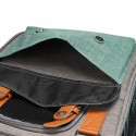 Pet Travel Carrier Backpack 20lbs Cat Dog Foldable Back Bag with Removable Mat Puppy Supplies - Green