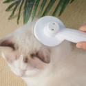 Multi-color PP Pet Hair Removal Comb Non-slip Pet Grooming Comb Pet Massage Comb Brush - Pink
