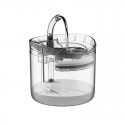 1.8L Pet Water Dispenser Filter Automatic Circulation Water Pet Fountain 2 Water Flow Modes 6° Slope Design Ultra Silent Pump - 