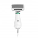 2 in 1 Pet Grooming Hair Dryer Blower with Slicker Slicker Brush Adjustable Temperature Low Noise for Cat Dog Pet Grooming Tool 