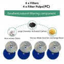 2L WF070 Smart Pet Water Dispenser 2 flows Fountain Automatic Water Off Power Off Silent System Dog Cat Supplies Puppy Drinking 