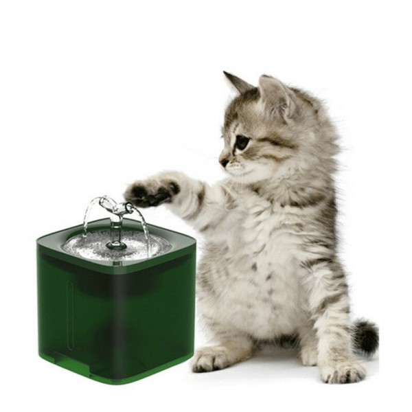 2L WF070 Smart Pet Water Dispenser 2 flows Fountain Automatic Water Off Power Off Silent System Dog Cat Supplies Puppy Drinking 