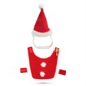 Christmas Pet Coldproof Cloak Costume Clothes For Christmas Parties Christmas Costume Funny Pet Cat Party Cosplay Apparel Clothi