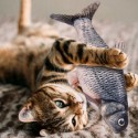 Jeteven Cat Clownfish Carp with Catnip Charging Cable Catnip Puppy Toy Pet Supplies Dog Playing - #1