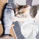 Jeteven Cat Clownfish Carp with Catnip Charging Cable Catnip Puppy Toy Pet Supplies Dog Playing - #1