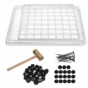 DIY Large Cat Villa Home Pet Bed Pet Cage White Wire Fence Dog Kennel Anti-skip Cat Fence Plastic Home Wooden Hammer - 32 pcs