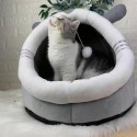 S/M/L Winter Warm Washable Round Soft Pet Warm Mat Sleeping Bed Mat Comfortable Cotton Velvet Round Design Suitable for Small An