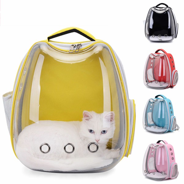 Multi-function Pet Carrier Backpack Waterproof Oxford Cloth for Cat Dog Puppy Supplies Travel Portable -  Red NO USB