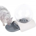 2.8L Automatic Water Fountain Large Capacity Drinking Bowl-Blue/Pink/Grey - Green