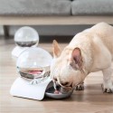 2.8L Automatic Water Fountain Large Capacity Drinking Bowl-Blue/Pink/Grey - Green