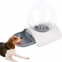 2.8L Automatic Water Fountain Large Capacity Drinking Bowl-Blue/Pink/Grey - Green