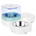 1.8L Pet Bowls Food Automatic Feeder Fountain Water Drinking for Cat Dog Pet Feeding Container Pet Supplies - Green Single bowl