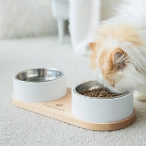 Pet Feeder Beech Bow...