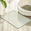 Jordan&amp;Judy JJ-PE0014 Cat Litter Pad Silicone Material Waterproof White Pet Mat From  - Gray