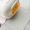 Jordan&amp;Judy JJ-PE0014 Cat Litter Pad Silicone Material Waterproof White Pet Mat From  - Gray
