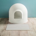 Jordan&amp;Judy JJ-PE0014 Cat Litter Pad Silicone Material Waterproof White Pet Mat From  - Gray