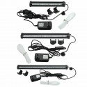 tank Fish LED aquarium light remote control ornamental fish diving oxygenation bubble landscaping light - 40cm