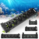 2/3/4/5/6 Head Aquarium Cooling Fan Adjustable Submersible Cooler Fast Cooling Low Noise Angle Adjustable with Safety Net - #6