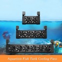2/3/4/5/6 Head Aquarium Cooling Fan Adjustable Submersible Cooler Fast Cooling Low Noise Angle Adjustable with Safety Net - #6
