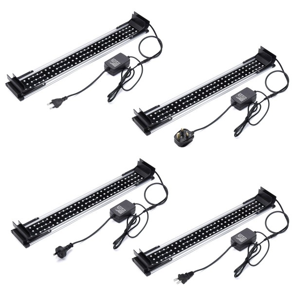 55-60cm Aquarium tank light RGB 15W 5050 90smd With remote control Retractable new 58cm long Suitable - AU Plug