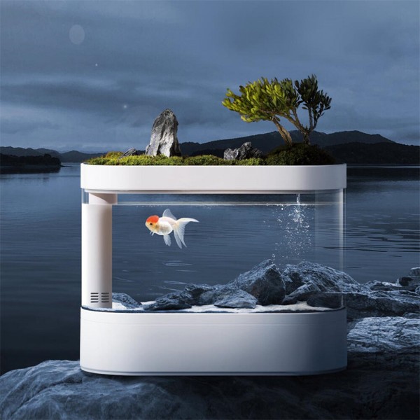 Descriptive Geometry DESGEO 10L Fish C500 Aquarium Tank Smart Feeder Timing Work With WIFI Mijia App Control Automatic From Xiao