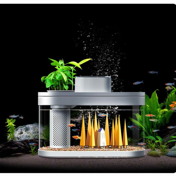 Descriptive Geometry DESGEO R100 DIY Landscaping Set Grass Flower Accessory Fish Aquarium Pot Forest Tank - Not include aquarium