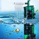 3 in 1 Aquarium Internal Filter Submersible Fish Tank Water Circulation Pump Aquarium Air Pump - #1