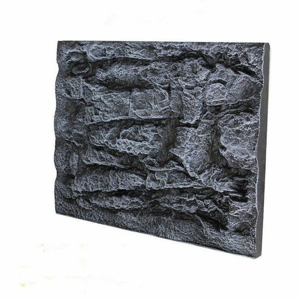2pcs 3D Foam Rock Aquarium Background Backdrop Tank Fish Reptile Marine - Type 2