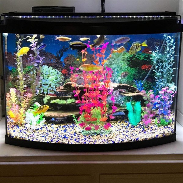 For 65-70CM RGB 78LED Aquarium Fish Tank Light Aquarium Light Extendable Brackets US/AU/UK  - US Plug