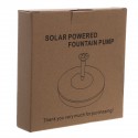 8-in-1 Solar Bird Water Fountain Set, 3.5W Circle Solar Floating Pump Built-in 1600mAH Battery for Working at Cloudy or Night, S