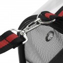 Outdoor Bird Shoulder Bags Portable Parrot Carry Cage Pet Breathable Space Pet Carrier Bag - Black