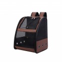 Bird Parrot Carrier Breathable Travel Cage Carrying Backpack Pet Supplies Shoulder Bag - BLack