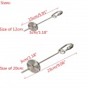12/20Cm Stainless Steel Small Parrot Toys Kabob Food Stick Scooter Fruit  - 20cm