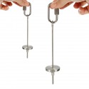 12/20Cm Stainless Steel Small Parrot Toys Kabob Food Stick Scooter Fruit  - 20cm
