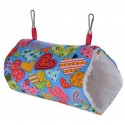 Small Pet Warm Tunnel Hammock Hanging Bed Ferret Rat Cages For Hamsters Chinchillas Tubo Hamster Hedgehog Cage Pet House - S #01